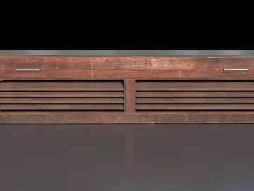 Retro Red-brown Old Wooden Cabinet Panel texture (ID:ffaeh006024)