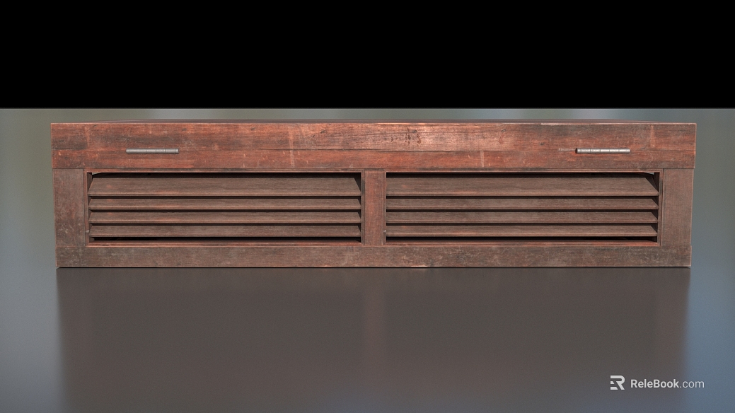 Retro Red-brown Old Wooden Cabinet Panel texture