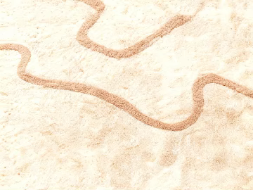 Cream wind carpet 3d model