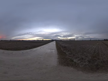 Cloudy Day Muddy Road HDR texture (ID:ffach088058)