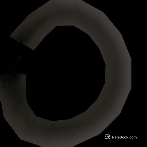 Dark gray broken metal ring texture