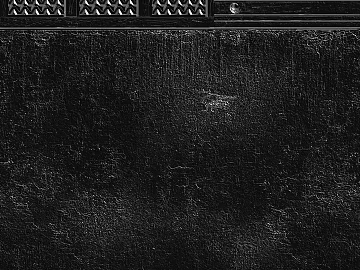 Black distressed textured leather wall soft bag (ID:ffaeh958179)