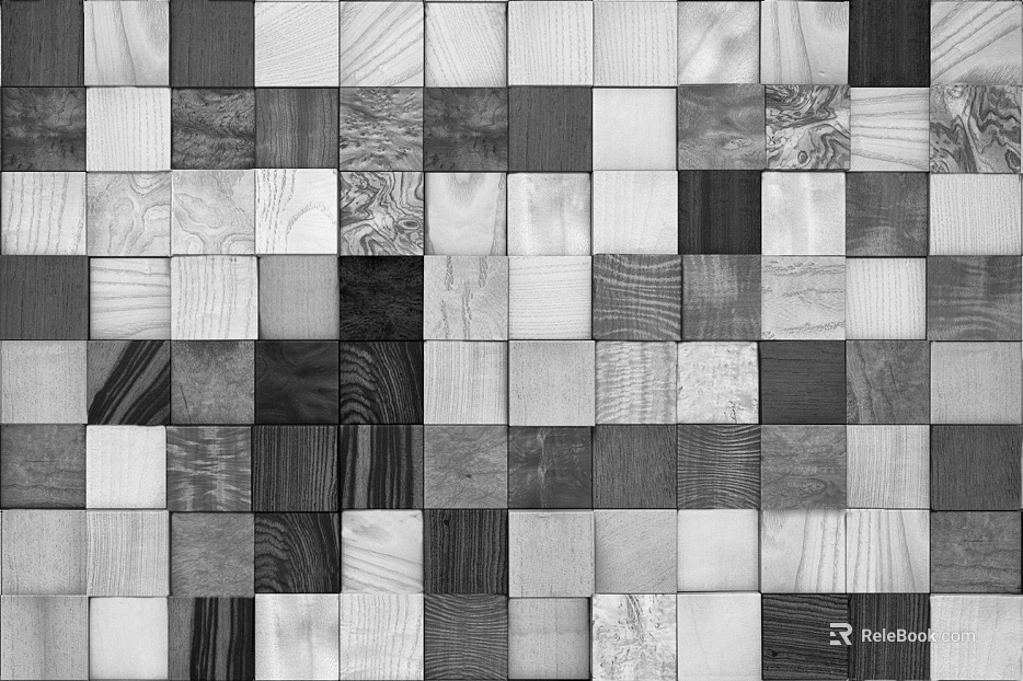 wood grain mosaic texture