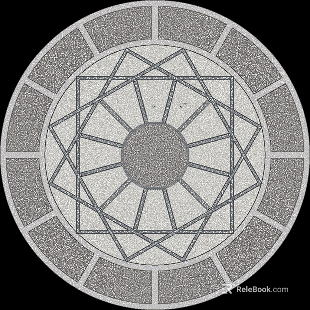 Gray-toned stone parquet indoor ground texture