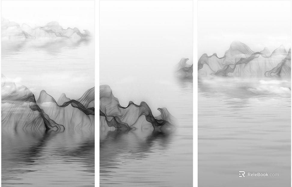 landscape painting texture