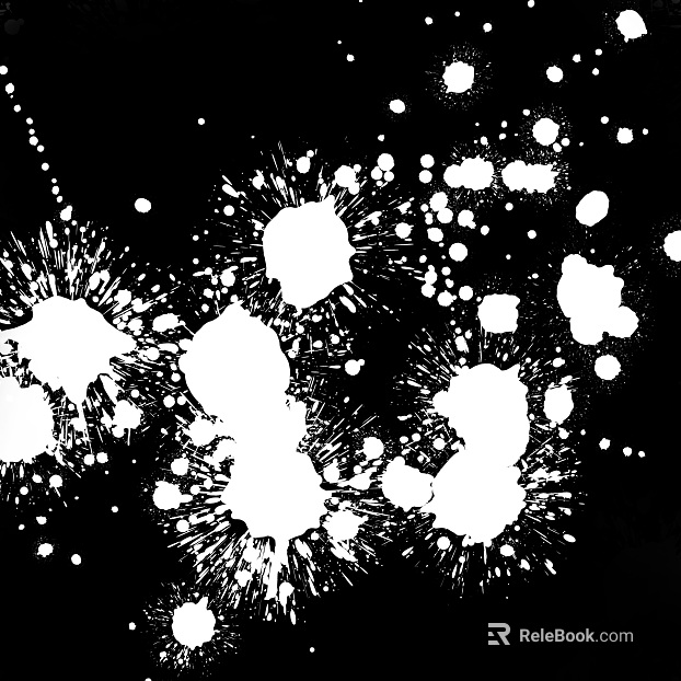 Black and White Splash texture