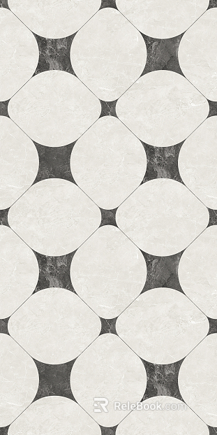 Marble mosaic tile texture