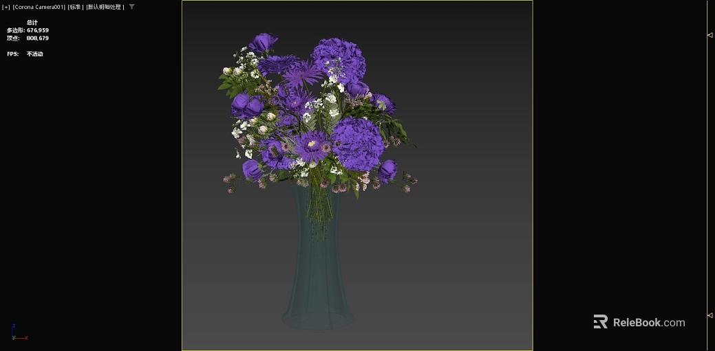 Purple flower arrangement interior decoration floral art texture