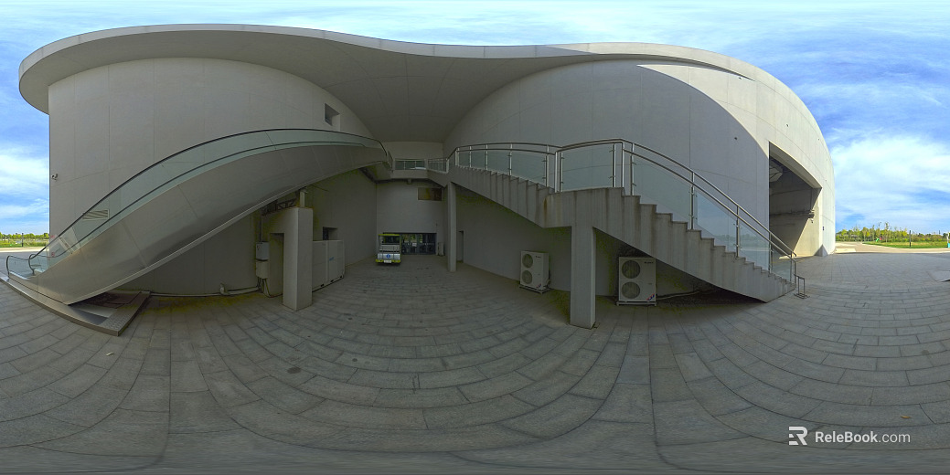 Outdoor architectural HDR texture