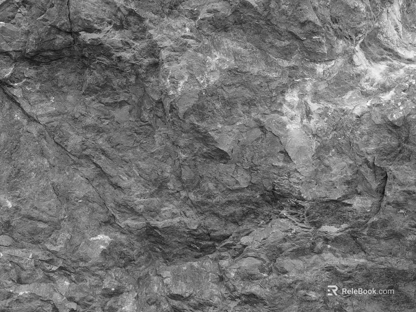Rock Rock Black and White Chart texture