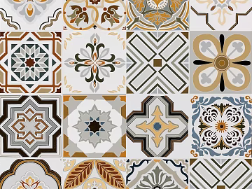 Tile Bohemian style seamless texture (ID:ffaeg74588)