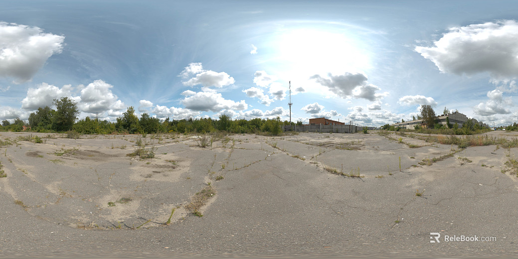 Outdoor cement floor Sunny HDR texture