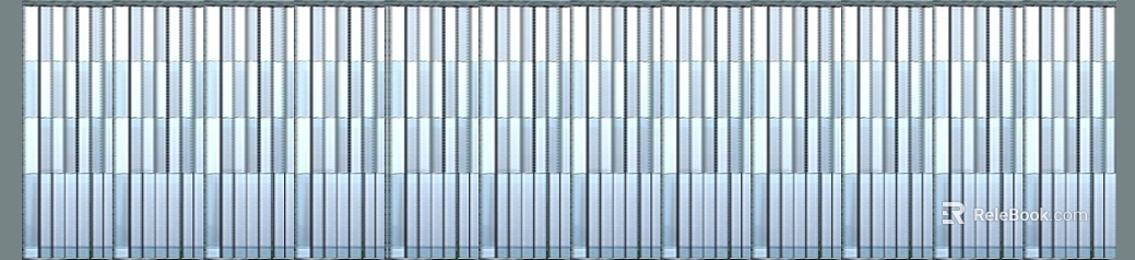 Light gray Changhong glass building curtain wall texture