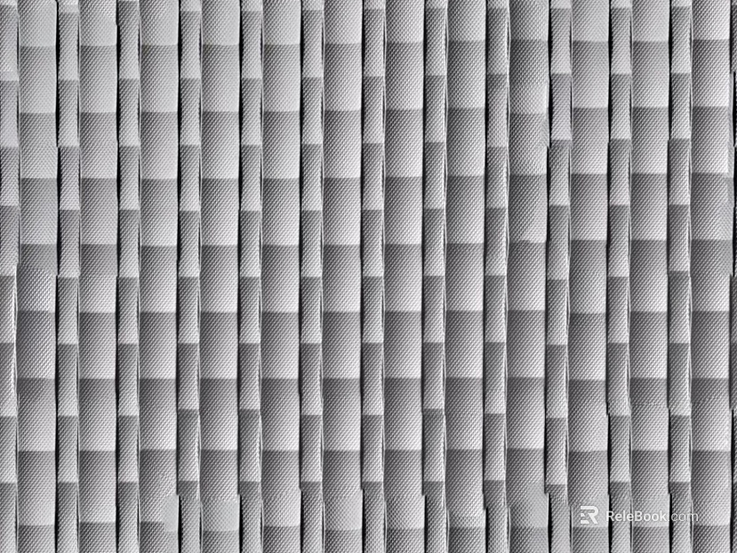 Black and White Plaid Fabric Wall Soft texture