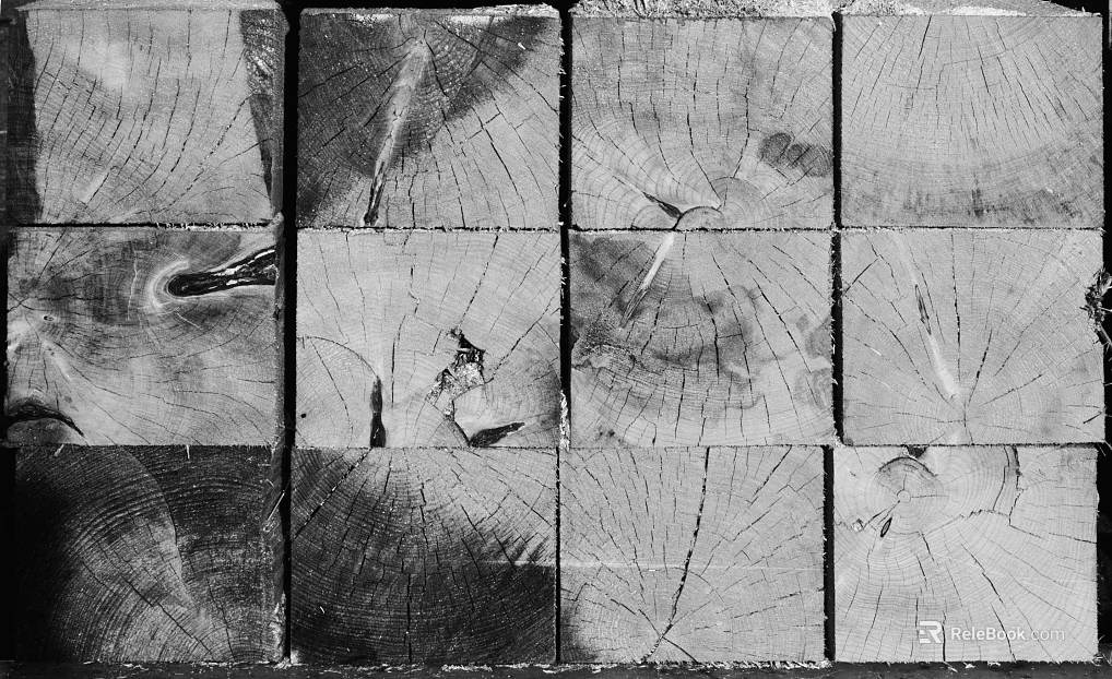 wood grain mosaic texture