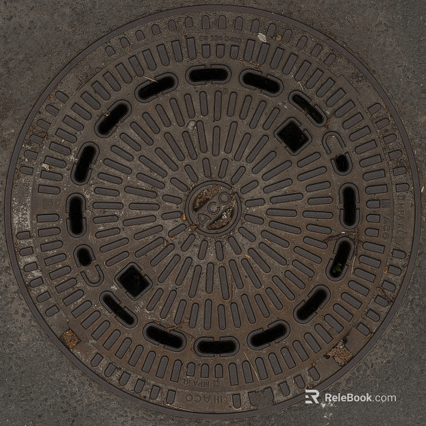 manhole cover texture