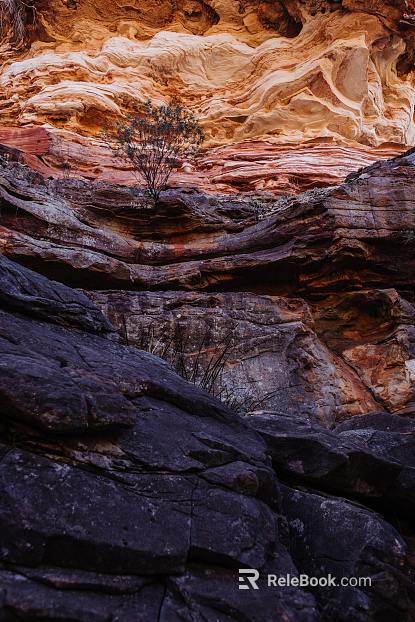 Rock wall texture
