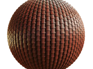 Asian Roof Tile PBR texture (ID:ffach327494)