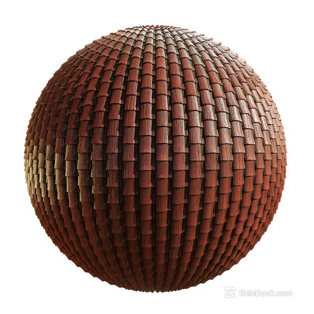 Asian Roof Tile PBR texture