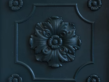 Retro dark gray metal relief door trim texture (ID:ffaeh288536)