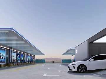 Hyundai NIO New Energy Charging Station texture (ID:ffaeh362211)