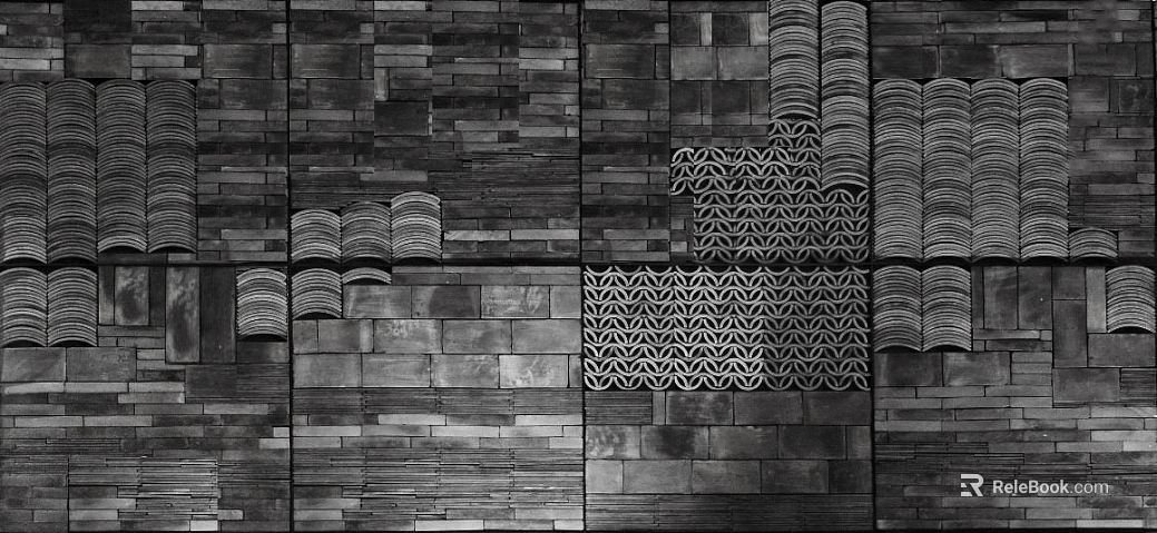 Black and White Bump texture