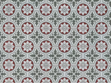 geometric plant pattern pattern tile tile texture (ID:ffaeh735982)
