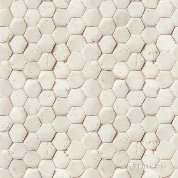 Off-white marble mosaic kitchen and bathroom wall ground texture