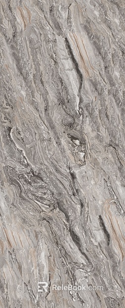 Gray brown running water pattern marble wall stone texture