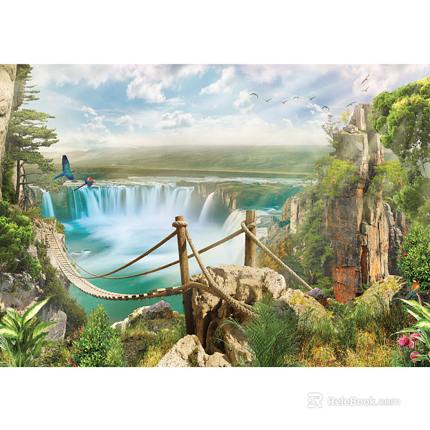 landscape painting texture