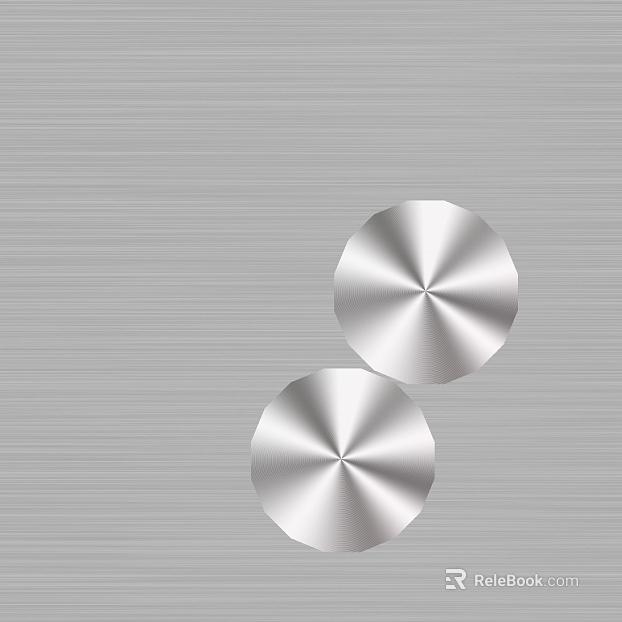 Silver brushed stainless steel metal panel texture