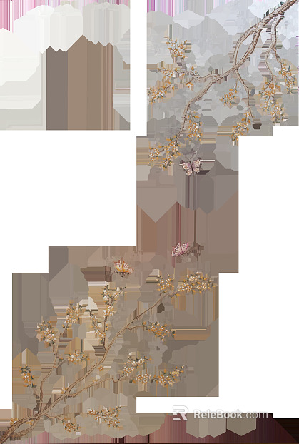 animal and plant pattern texture