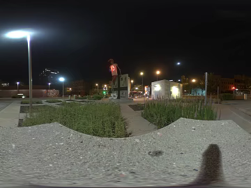 City Street Night View HDR 3d model