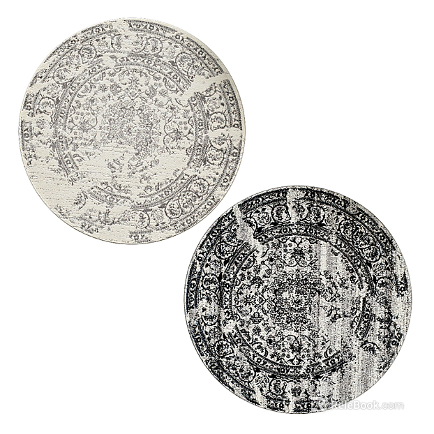 Round carpet texture