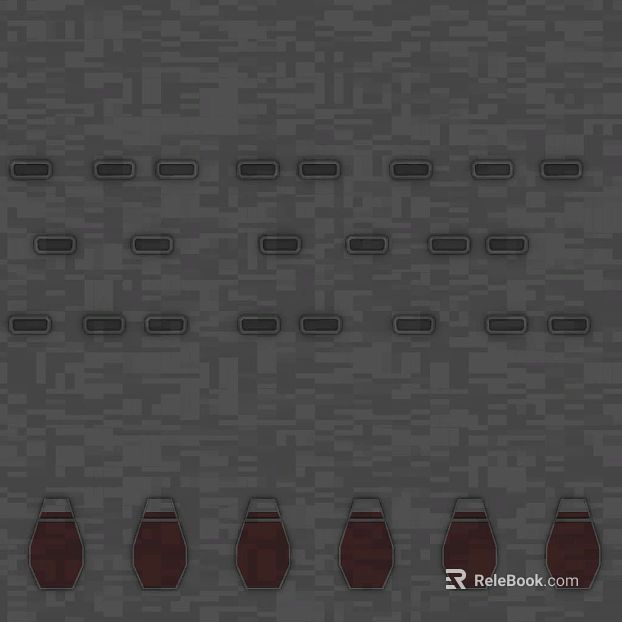 Dark gray industrial-style metal perforated panel texture