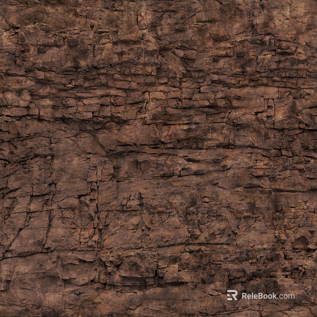 Brown rock exterior finish texture