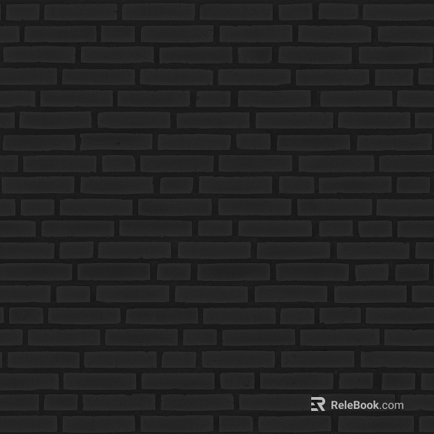 Black brick wall outdoor wall ground texture