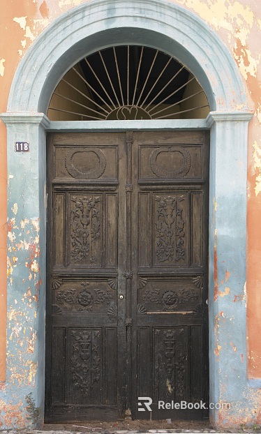 Wooden door texture