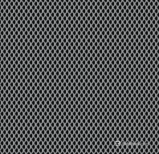 Perforated plate metal texture