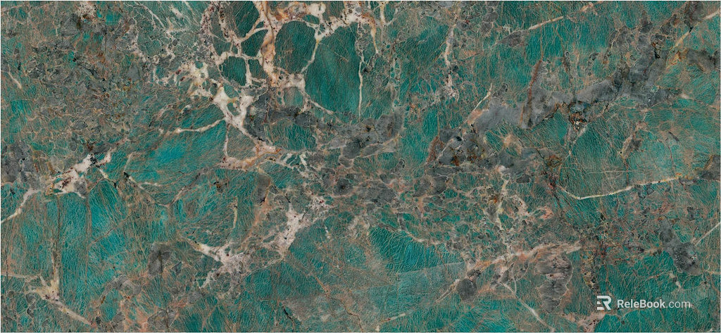 Ice pattern marble top large green texture