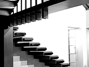 black and white painting 3d model