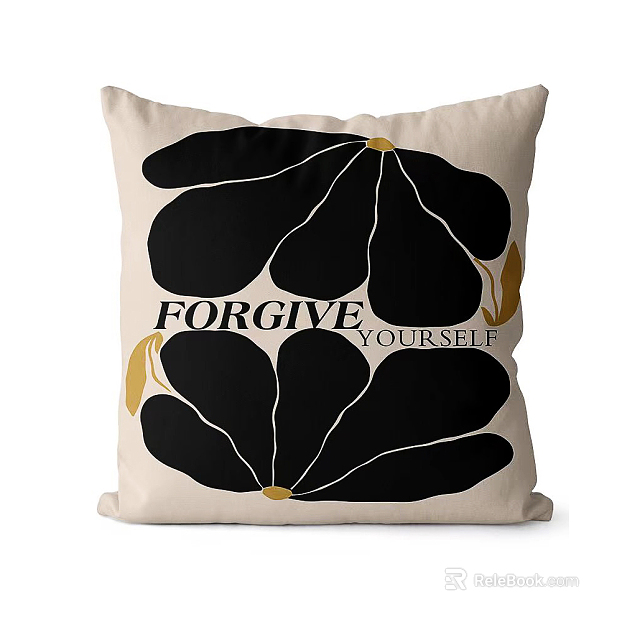 Modern pillow pillow texture