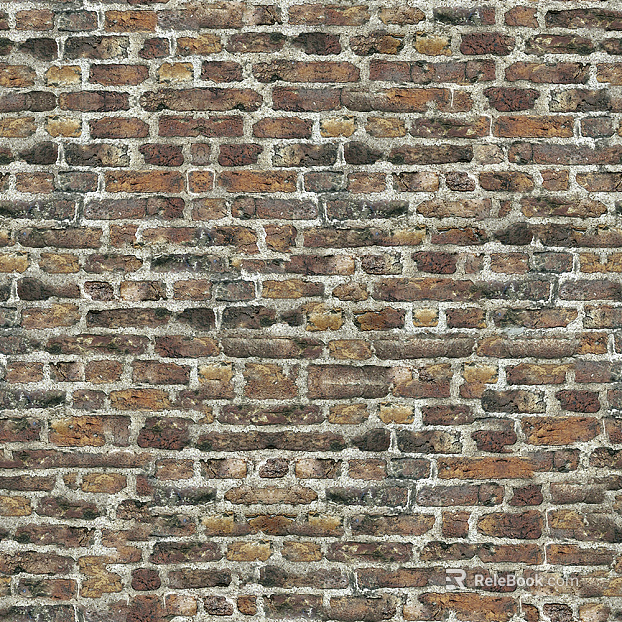 Aging and old red brick wall outdoor wall brick texture
