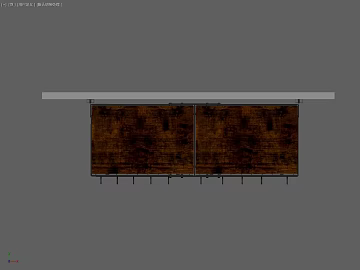 Dark brown dilapidated wood outdoor billboard texture (ID:ffaeh044084)