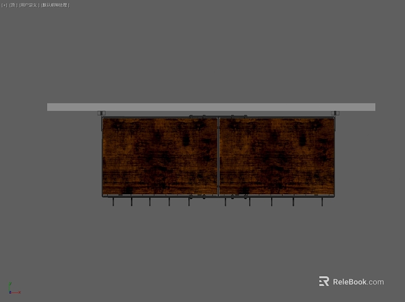 Dark brown dilapidated wood outdoor billboard texture