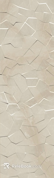 Beige geometric mosaic tile wall texture