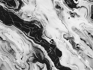 Black and white running water pattern marble wall surface texture (ID:ffaeh776736)