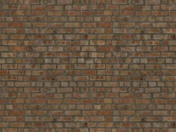 Brick wall 3d model