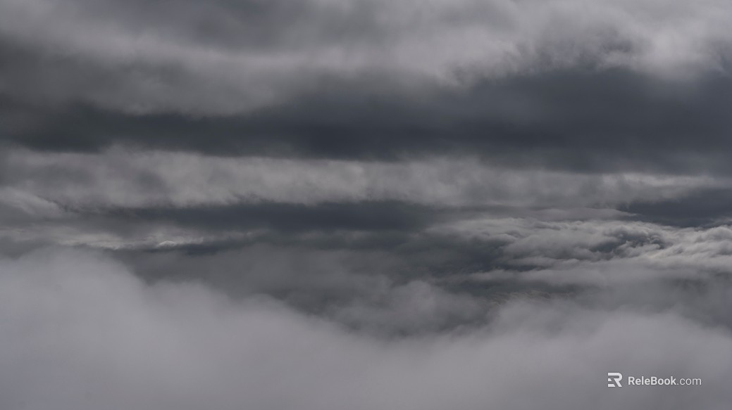 Dark dark clouds, cloudy sky, storm disaster coming texture