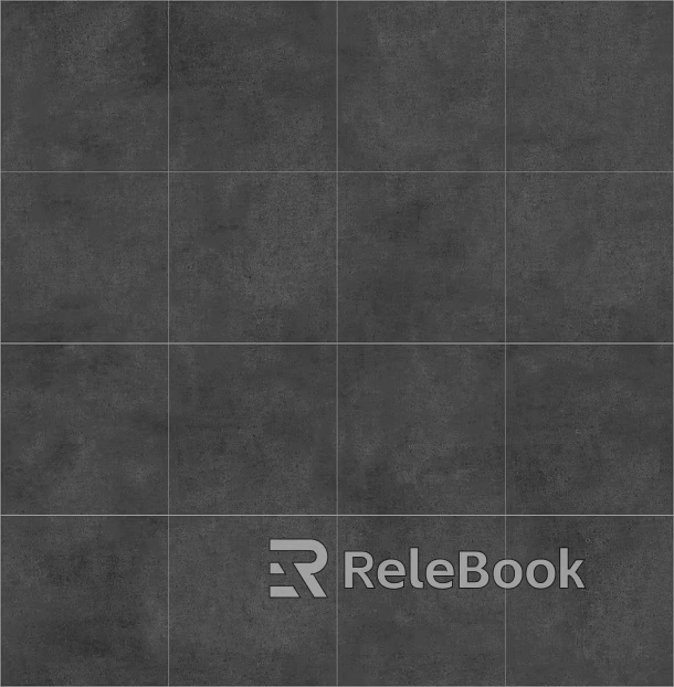 Antique Tile dark gray New Chinese Tile texture